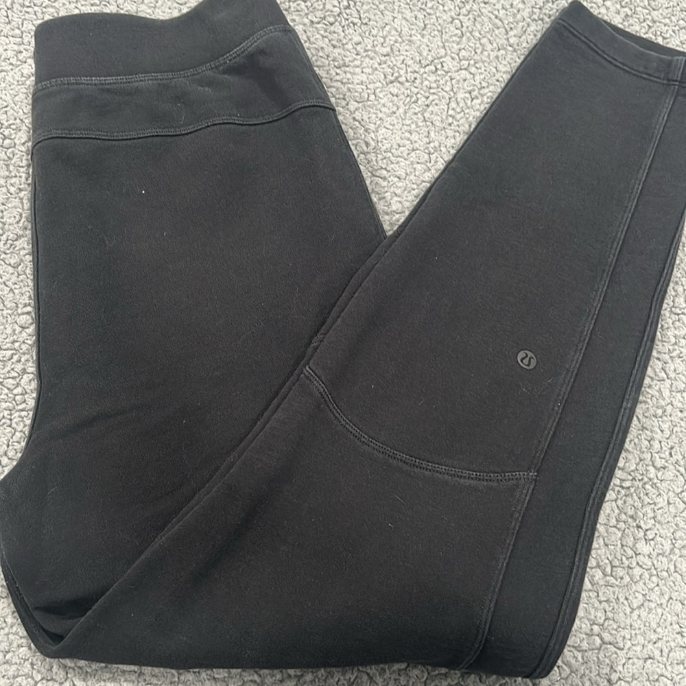 Lululemon Athletica Black Track Pants with Elastic Waistband - Picture 6 of 8